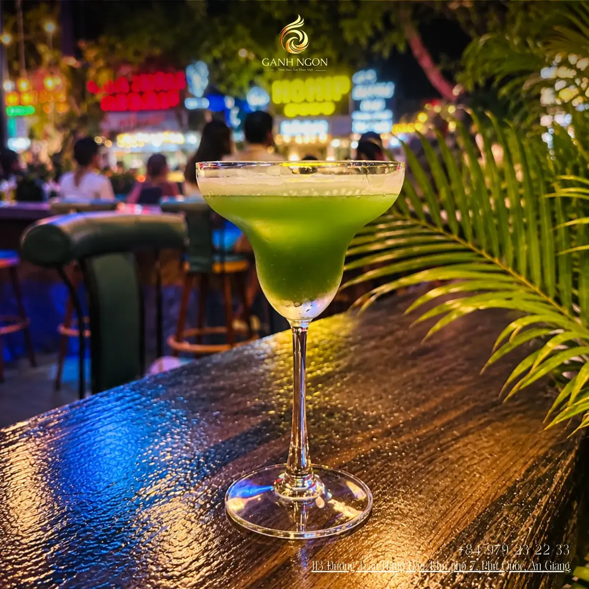 Cocktail tại quầy bar Gánh Ngon