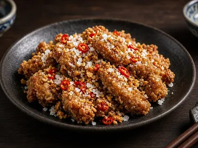 Ba ba nổ muối hột – món ăn tại Gánh Ngon, Phú Quốc