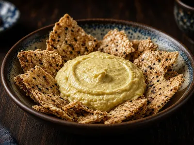 Pate sầu riêng xúc bánh đa – món ăn tại Gánh Ngon, Phú Quốc