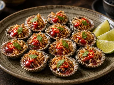 Sò huyết – món ăn tại Gánh Ngon, Phú Quốc