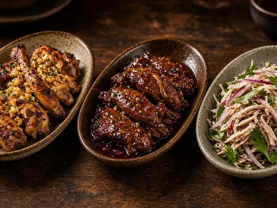 Thỏ 3 món – món ăn tại Gánh Ngon, Phú Quốc