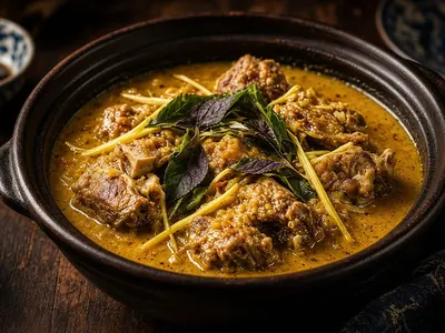 Thỏ nấu giả cầy – món ăn tại Gánh Ngon, Phú Quốc