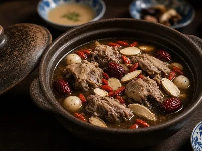 Thỏ tiềm thuốc bắc – món ăn tại Gánh Ngon, Phú Quốc