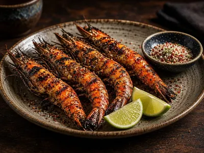 Tôm sú biển – món ăn tại Gánh Ngon, Phú Quốc