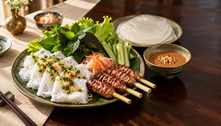 Bánh hỏi nem nướng Nha Trang