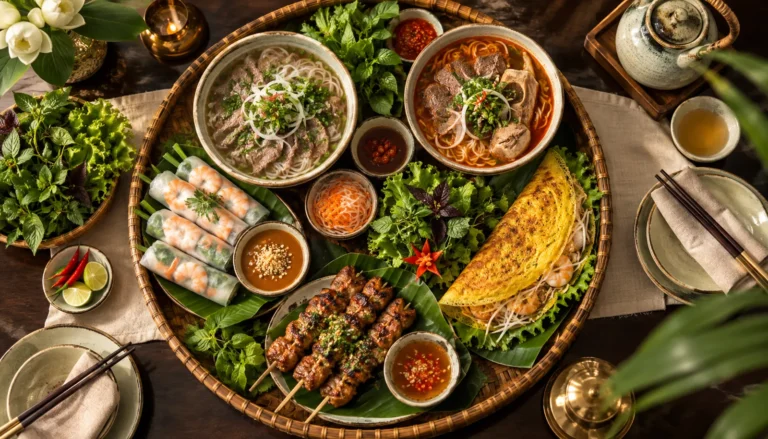 Mâm đặc sản ba miền tại Gánh Ngon