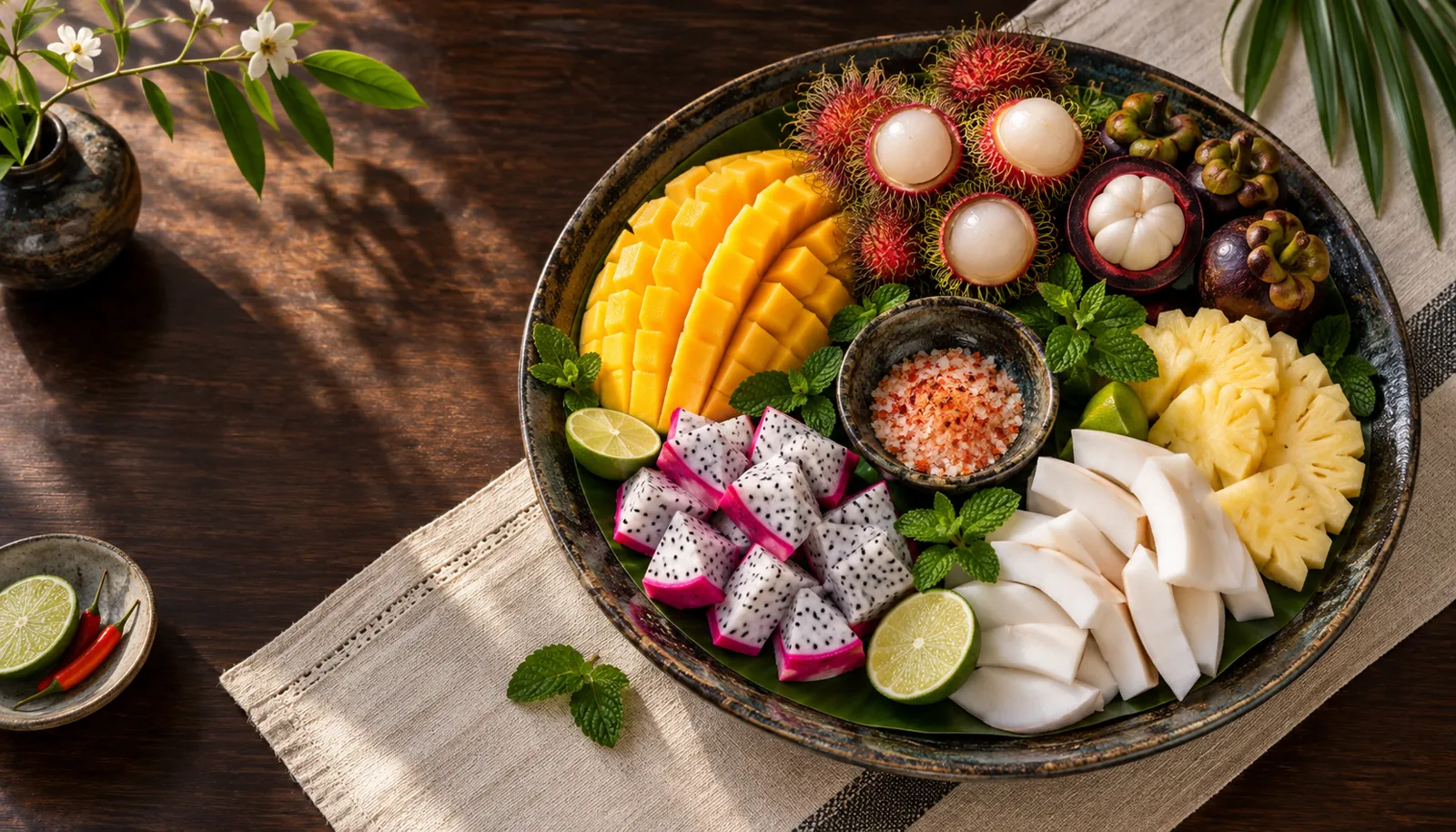 طبق الفواكه الاستوائية — Gánh Ngon Phú Quốc